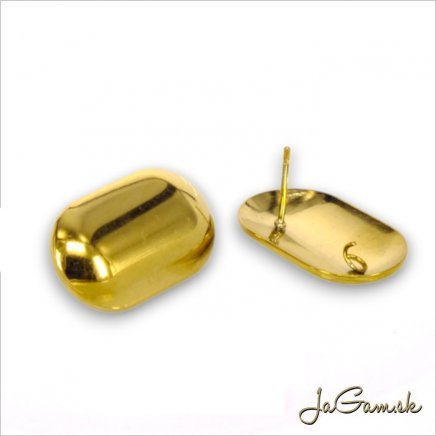 Náušnicové puzety 22mm CHIRURGICKÁ OCEĽ, 2ks (CH1694g)